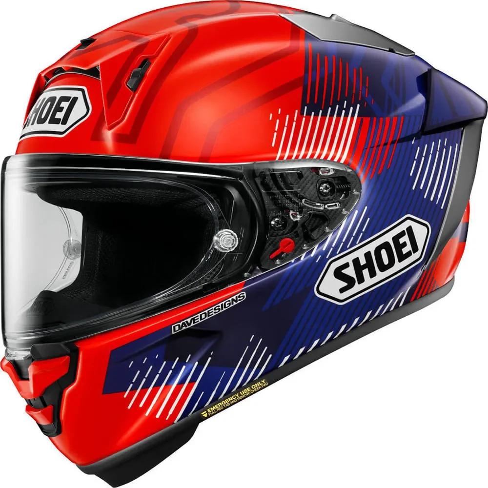 Capacete Shoei X-Spr Pro Marquez 8 TC-1 (Multifibras) - Spinelli